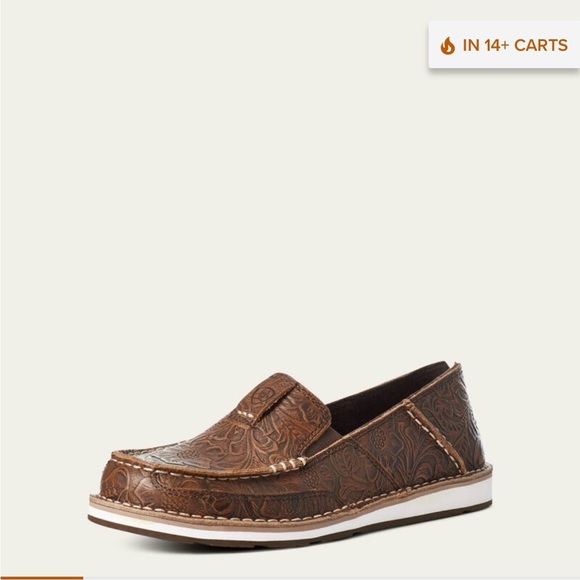 Ariat women’s Cruiser Brown Embossed Loafers size 8.5 - Picture 9 of 9